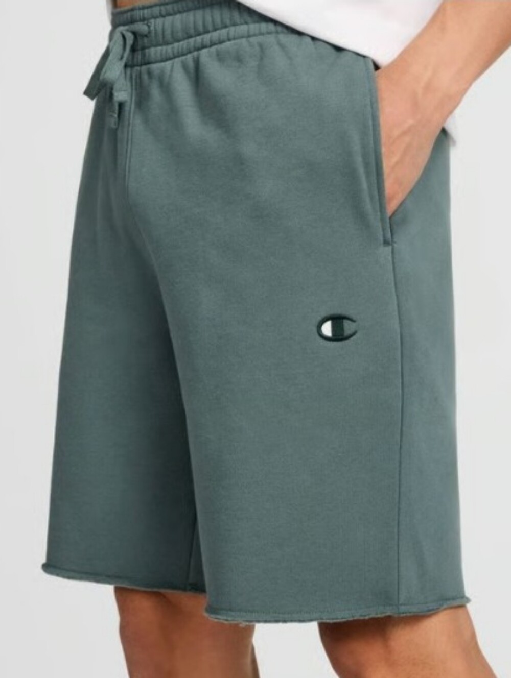 NWT Champion Men’s Iconic Fleece Shorts - Dark Forest Green - Small